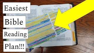 Easiest Bible Reading Plan Printable Easy GuiltFree [upl. by Zakarias953]