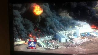 Magnablend Fire Waxahachie Texas [upl. by Leler374]