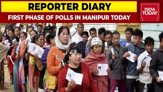 Polling Begins For First Phase In Manipur  Reporter Diary [upl. by Baudoin]