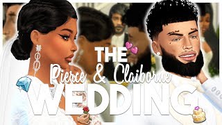 THE SIMS 4 WEDDING MACHINIMA  THE PIERCE amp CLAIBORNE WEDDING   BRIDAL CC LIST [upl. by Rihaz]