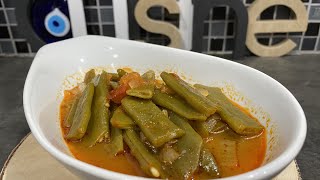 🇫🇷 🇧🇪 recette végétarienne  haricots verts à la tomate  taze fasulye 👌 [upl. by Gensmer39]