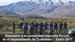 Reprimen a comunidad mapuche en un intento de desalojo en Chubut a pedido de Benetton [upl. by Sinnal]