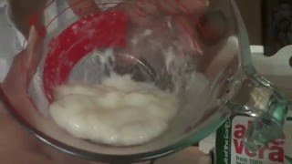 MY ALOE VERA GELLY RECIPE MADE FROM XANTHUM GUM [upl. by Pampuch]