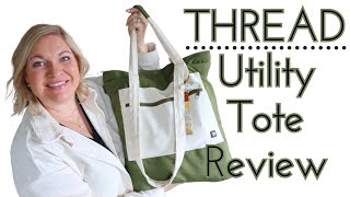 Thread Utility Tote Review  Washable Bags Week [upl. by Nagel]