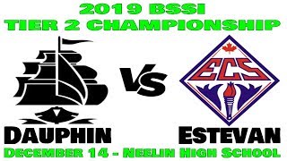 Dauphin Clippers vs Estevan Elecs  2019 BSSI Tier 2 Championship [upl. by Rebmik]