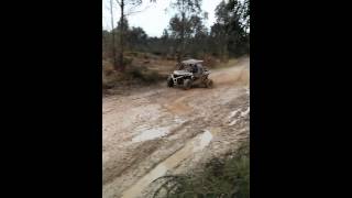 POLARIS RZR 1000 EN EL CIRCUITO OFF ROAD DE ADVENTURE FAMILY PARK [upl. by Haze]