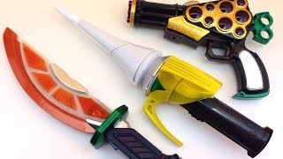 kamen rider gaim toy Arms Weapon Series Daidaimaru BanaSpear BudouRyuho [upl. by Brandi]