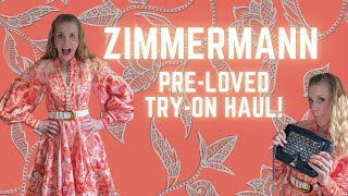 🌺 ZIMMERMANN  Preloved tryon haul  Discover Luxe Gems [upl. by Yaakov]