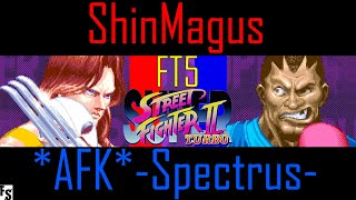 Super Street Fighter 2 Turbo  ShinMagus Claw vs AFKSpectrus Balrog Fightcade FT5 [upl. by Itsym284]