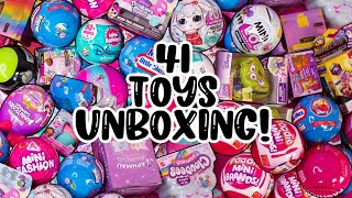 UNBOXING 41 NEW Blind Bags HUGE Unboxing Party [upl. by Eserehc455]