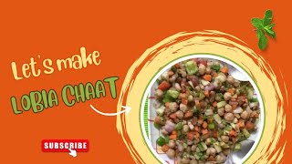 Lobia Chaat recipe  How to make lobia chaat [upl. by Elodia416]