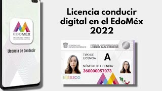 ✅ Como GENERAR la LICENCIA Digital para Conducir en la App Licencias EdoMex en el Estado de México [upl. by Xever]