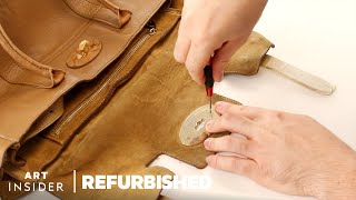 How A 1200 Mulberry Bag Is Professionally Restored  Refurbished [upl. by Milka]