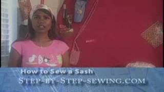 How to sew a Sash [upl. by Shaper493]