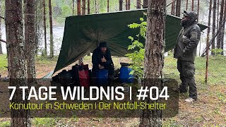 7 Tage Wildnis  410  Kanutour in Schweden  NotfallShelter  Bushcraft amp Survival  049  2024 [upl. by Agnola]