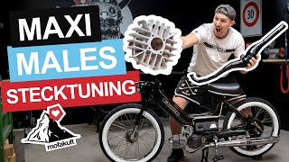 MAXIMALE LEISTUNG durch Stecktuning  PUCH Maxi N [upl. by Laurinda]