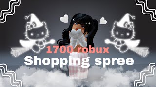 1700 robux shopping spree voice chat [upl. by Nivar794]