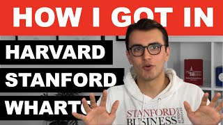 Harvard Stanford Wharton  MBA Application Tips [upl. by Namrehs]