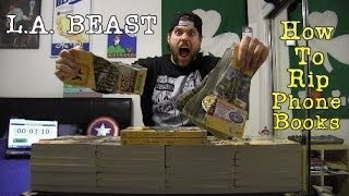 How To Rip 30 Phone Books In Half In 3 Minutes Or Less Warning Chuck Norris Status [upl. by Sarette]