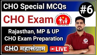 CHO Exam Most Important MCQs 6 Rajasthan MP UP CHO Exam [upl. by Ainaj316]