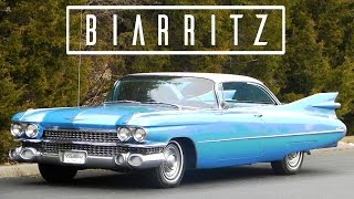 CADILLAC ELDORADO BIARRITZ 1959  Modest test drive  V8 engine sound  SCC TV [upl. by Bekelja]