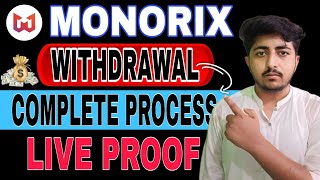 Monorix Airdrop Withdrawal Live Proof  Monorix Token Withdrawal Complete Process [upl. by Ferd]