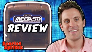 Mega SD Review  A Sega CD Flash Cart [upl. by Ennasirk]