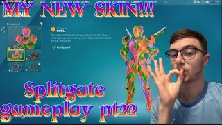 MY NEW SKIN  Splitgate gameplay pt22 [upl. by Olimpia417]