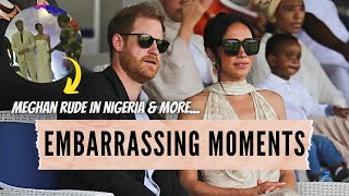 Meghan Markle amp Prince Harrys EMBARRASSING Behavior [upl. by Aynotal]