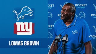 Lomas Brown Media Availability  Pride of the Lions [upl. by Dennard450]