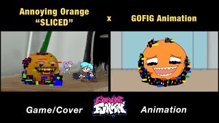 Corrupted Annoying Orange vs BF amp Pibby “SLICED” V2  Come Learn With Pibby x FNF Animation x GAME [upl. by Daphie29]