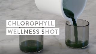 How To Make A Chlorophyll Wellness Shot [upl. by Anneres]