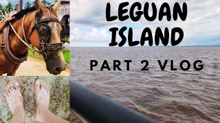 Countryside tour in Leguan Guyana  the beauty of the island part 2 vlog  trip to guyana 2023 [upl. by Lebatsirhc]