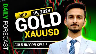 GOLD BUY OR SELL GOLDXAUUSD DAILY FORECAST  16 SEPTEMBER LIVE ANALYSIS xauusdforecast [upl. by Aneema]