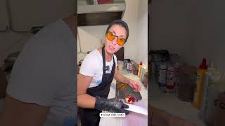 Bardakta Dondurmalı Waffle 🍌🍓🧇 Bigs Bubble Waffle [upl. by Erhard]