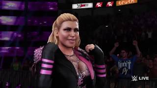 WWE 2K18  Naomi amp Charlotte amp Natalya vs Ruby Riot amp Liv Morgan amp Sarah Logan  SmackDown Live [upl. by Leahcimnaes985]