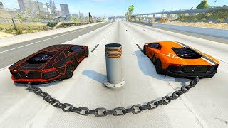 Satisfying Car Crashes Compilation Beamng Drive Car Shredding Experiment [upl. by Namrak]