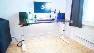 Should You Invest In A Standing Desk  PrimeCables SitStand DualMotor Desk Frame Review [upl. by Leiand411]