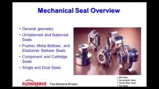 Mechanical Seal Fundamentals  Webinar Session 2  Siewert Equipment [upl. by Are]