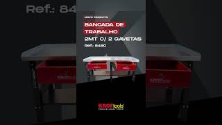 8480  BANCADA DE TRABALHO 2MT C 2 GAVETAS [upl. by Henarat]