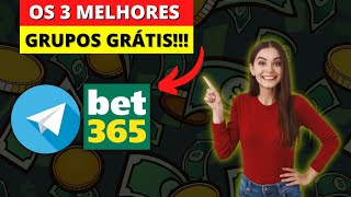 Bet365 Os 3 Melhores Grupos de Apostas do Telegram GRÁTIS [upl. by Ahsienal]