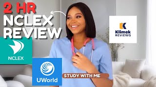 NCLEX REVIEW  2 HR COMPREHENSIVE Nclex Review using Mark K Uworld Simple Nursing [upl. by Debi]