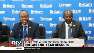 Britam posts an 18 profit at the end of June 30th this year [upl. by Llehcram22]