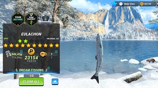 Fishing Clash 19  NEW FISH YOSEMITE  EULACHON WIN STREAK 8 GAMEPLAY [upl. by Anaiuq]