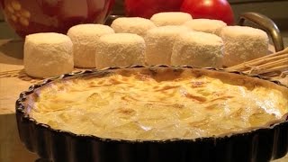 Recette dété  la tarte au crottin de Chavignol [upl. by Eladroc581]