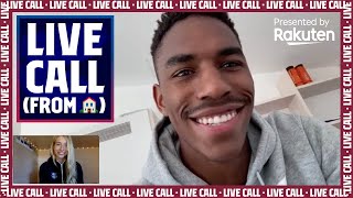 JUNIOR shows us his HOME GYM LIVE CALL presented by Rakuten [upl. by Enyawad718]