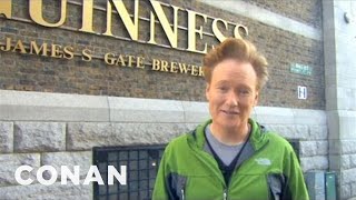 Conan Visits The Dublin Guinness Brewery  CONAN on TBS [upl. by Ardnoyek]