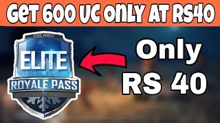 Get Elite Royal Pass only at Rs40  Pubg Mobile  Limited Offer [upl. by Paulsen]