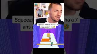 Squeezie fume la chicha a 7ans avec sa mere 🤣 [upl. by Ettedanreb467]