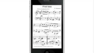 iPhone 3G S  MP3 player for sheet music [upl. by Verdha]